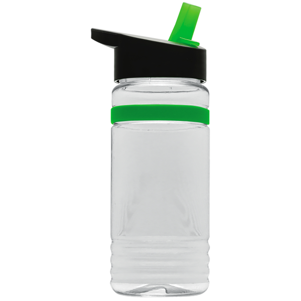 Grip Stripe Tritan™ Bottle, 20oz. - Flip Straw Lid