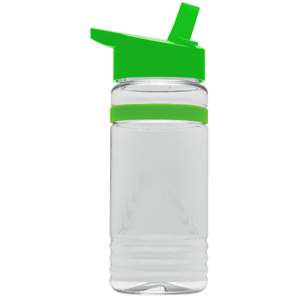 Grip Stripe Tritan™ Bottle, 20oz. - Flip Straw Lid
