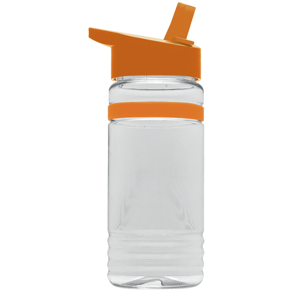 Grip Stripe Tritan™ Bottle, 20oz. - Flip Straw Lid