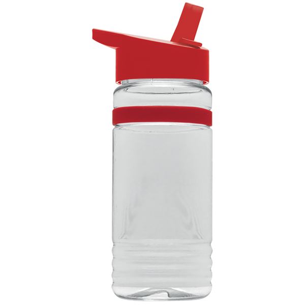 Grip Stripe Tritan™ Bottle, 20oz. - Flip Straw Lid