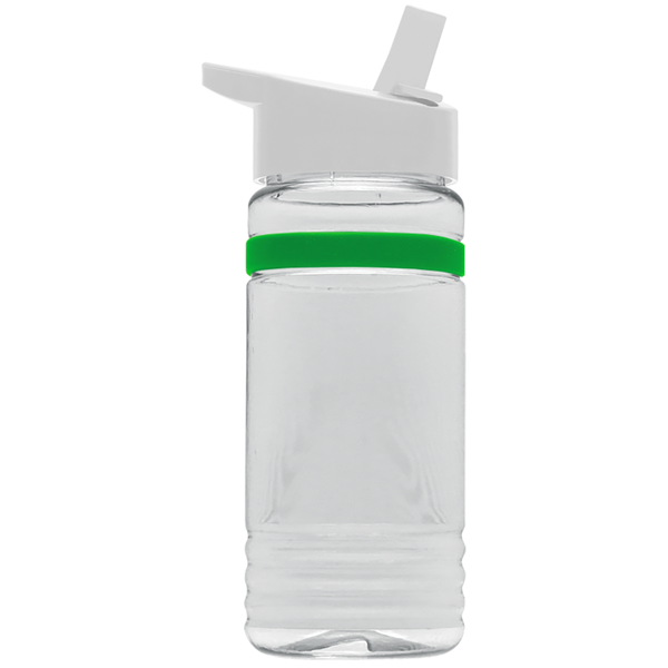 Grip Stripe Tritan™ Bottle, 20oz. - Flip Straw Lid