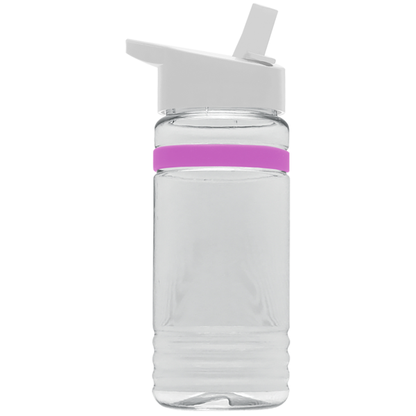 Grip Stripe Tritan™ Bottle, 20oz. - Flip Straw Lid