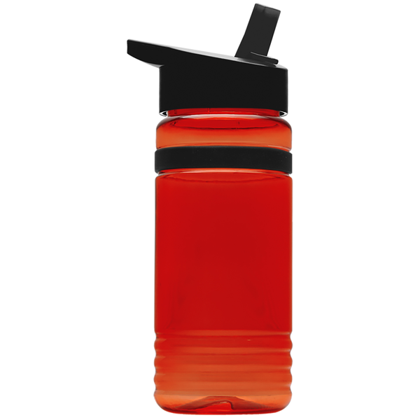 Grip Stripe Tritan™ Bottle, 20oz. - Flip Straw Lid