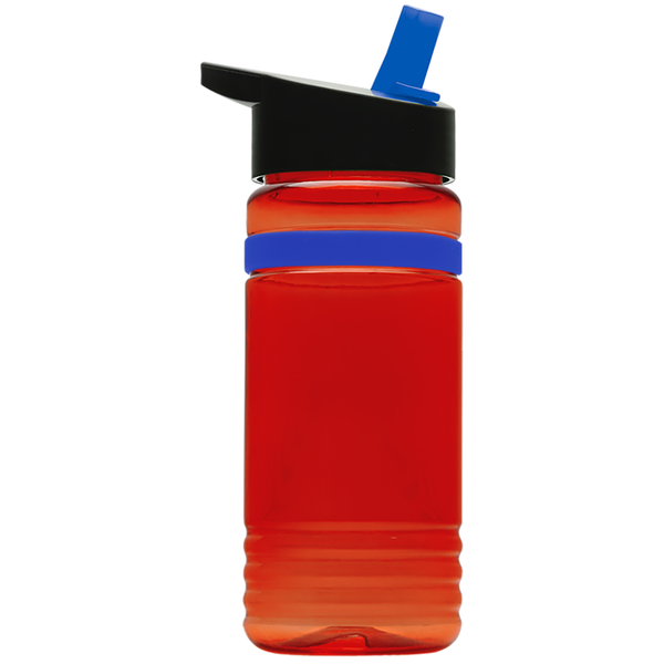Grip Stripe Tritan™ Bottle, 20oz. - Flip Straw Lid