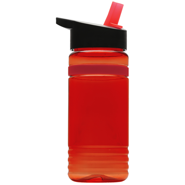 Grip Stripe Tritan™ Bottle, 20oz. - Flip Straw Lid