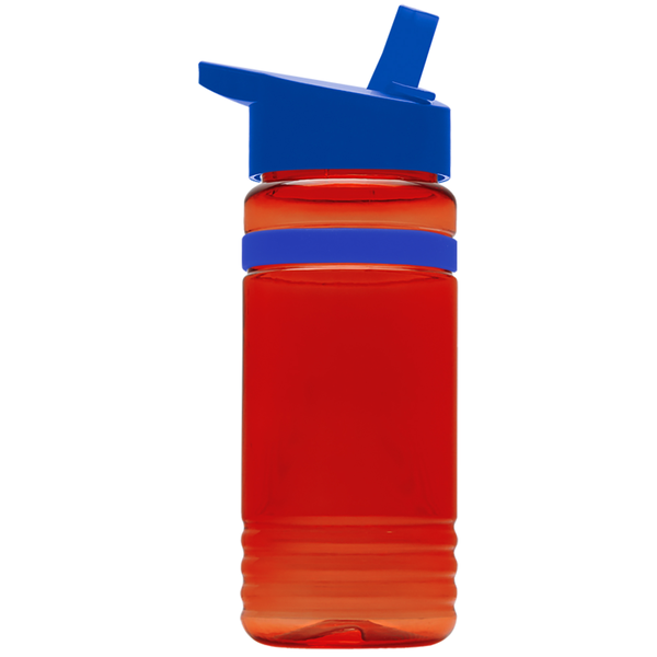 Grip Stripe Tritan™ Bottle, 20oz. - Flip Straw Lid