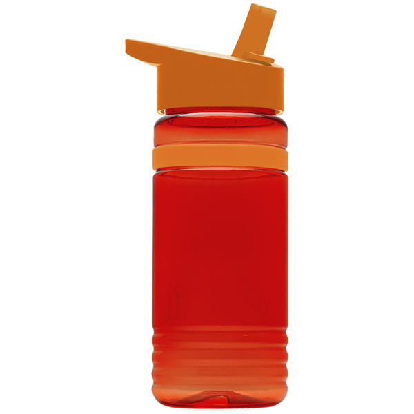 Grip Stripe Tritan™ Bottle, 20oz. - Flip Straw Lid