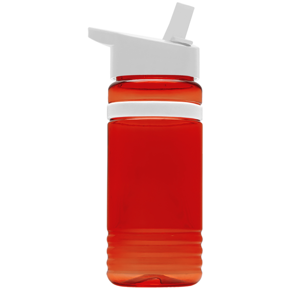 Grip Stripe Tritan™ Bottle, 20oz. - Flip Straw Lid