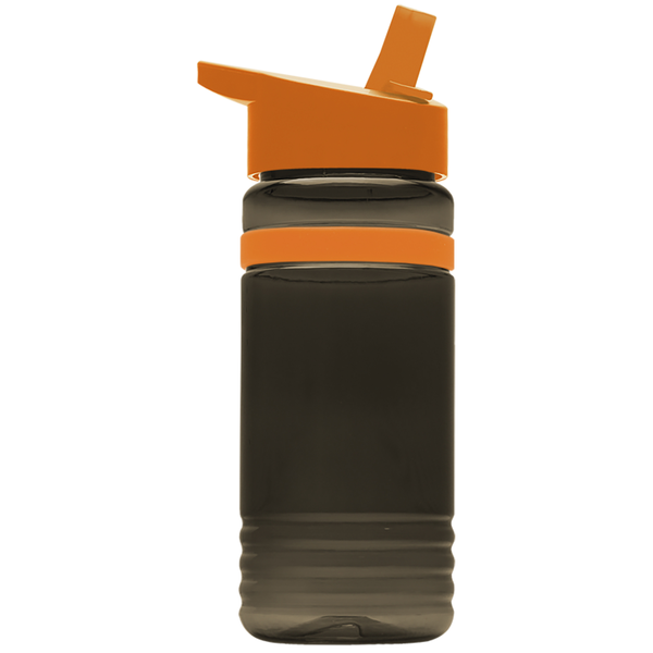 Grip Stripe Tritan™ Bottle, 20oz. - Flip Straw Lid
