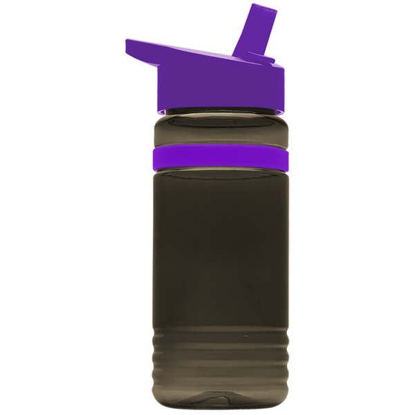 Grip Stripe Tritan™ Bottle, 20oz. - Flip Straw Lid
