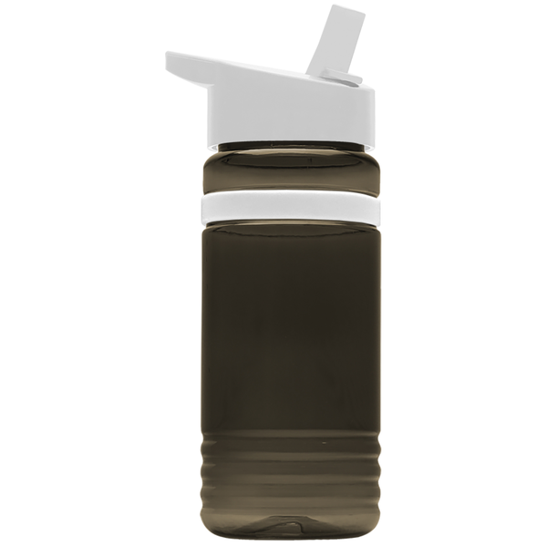 Grip Stripe Tritan™ Bottle, 20oz. - Flip Straw Lid