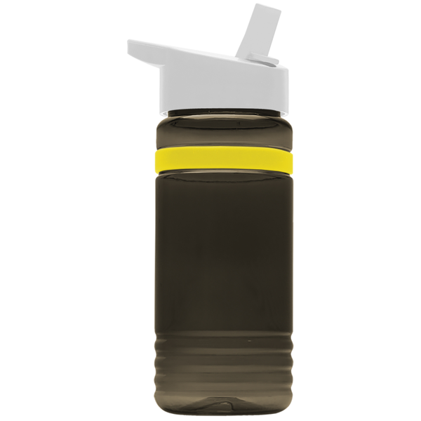 Grip Stripe Tritan™ Bottle, 20oz. - Flip Straw Lid