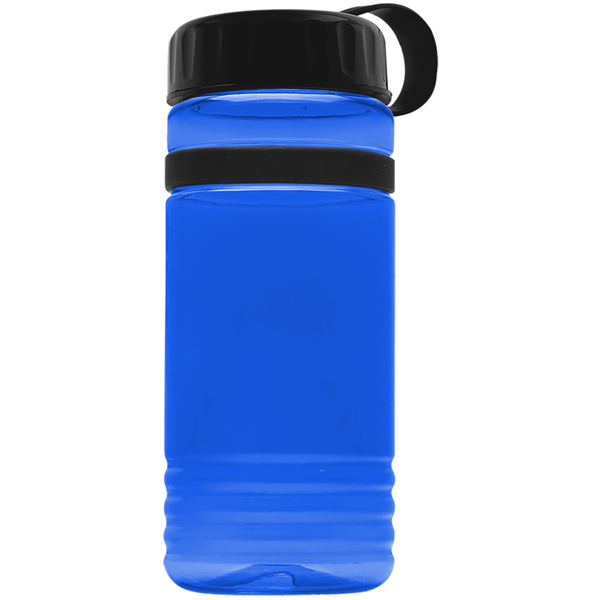 Grip Stripe Tritan™ Bottle, 20oz. - Tethered Lid