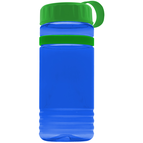 Grip Stripe Tritan™ Bottle, 20oz. - Tethered Lid
