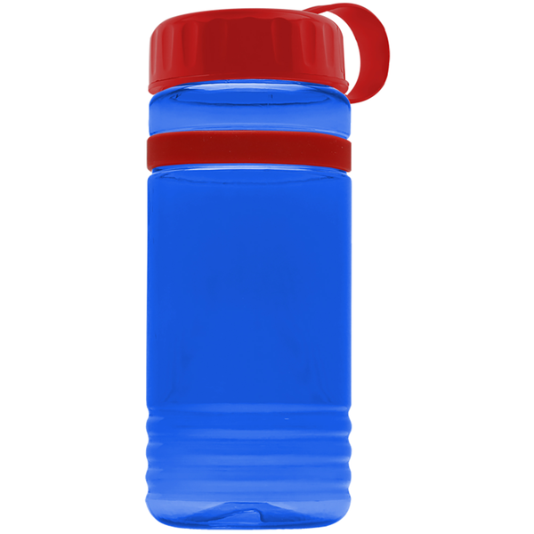 Grip Stripe Tritan™ Bottle, 20oz. - Tethered Lid