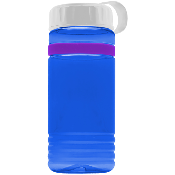 Grip Stripe Tritan™ Bottle, 20oz. - Tethered Lid