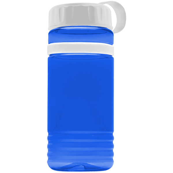 Grip Stripe Tritan™ Bottle, 20oz. - Tethered Lid