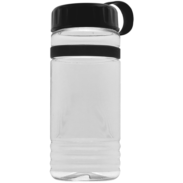 Grip Stripe Tritan™ Bottle, 20oz. - Tethered Lid
