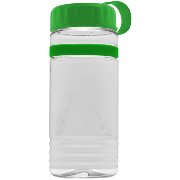 Grip Stripe Tritan™ Bottle, 20oz. - Tethered Lid