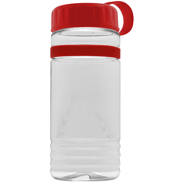Grip Stripe Tritan™ Bottle, 20oz. - Tethered Lid