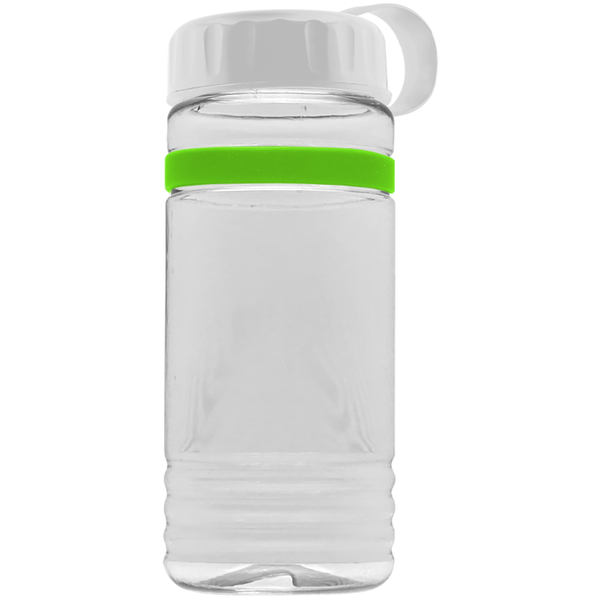 Grip Stripe Tritan™ Bottle, 20oz. - Tethered Lid