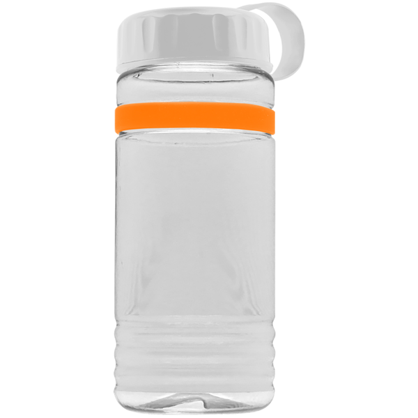 Grip Stripe Tritan™ Bottle, 20oz. - Tethered Lid