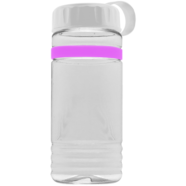 Grip Stripe Tritan™ Bottle, 20oz. - Tethered Lid