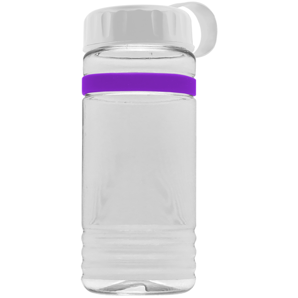 Grip Stripe Tritan™ Bottle, 20oz. - Tethered Lid