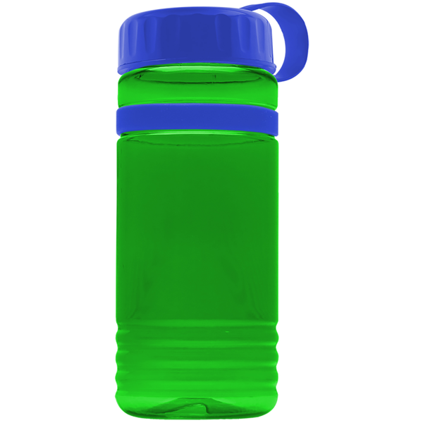 Grip Stripe Tritan™ Bottle, 20oz. - Tethered Lid