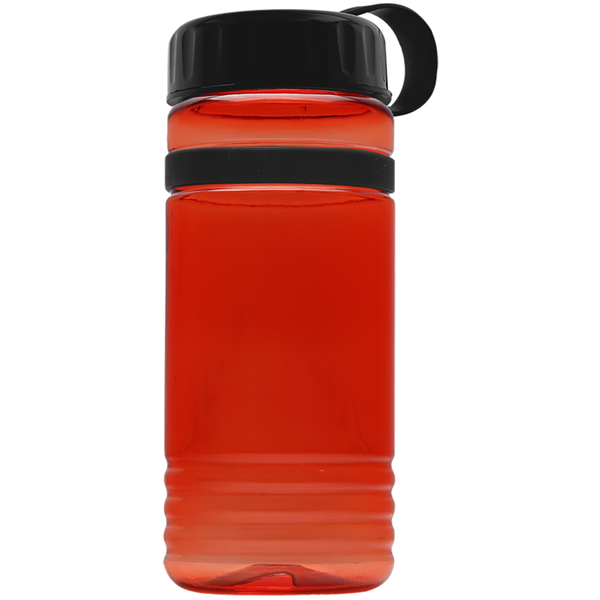 Grip Stripe Tritan™ Bottle, 20oz. - Tethered Lid