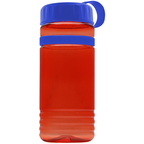 Grip Stripe Tritan™ Bottle, 20oz. - Tethered Lid