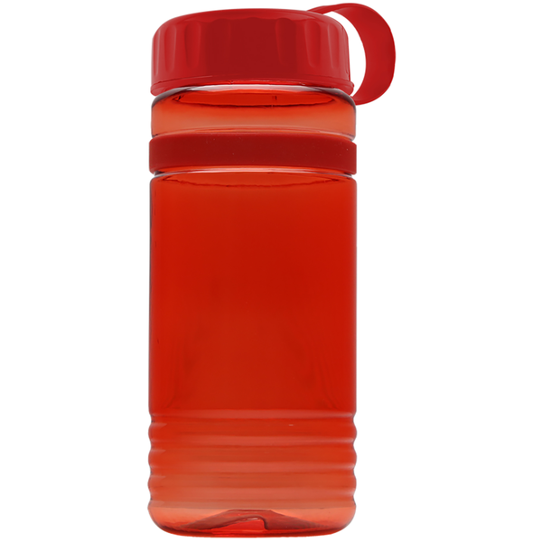 Grip Stripe Tritan™ Bottle, 20oz. - Tethered Lid