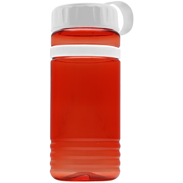 Grip Stripe Tritan™ Bottle, 20oz. - Tethered Lid