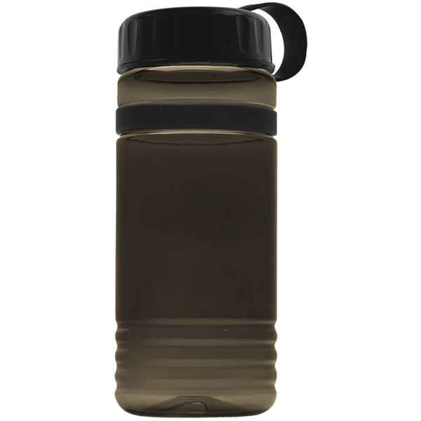 Grip Stripe Tritan™ Bottle, 20oz. - Tethered Lid