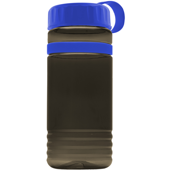 Grip Stripe Tritan™ Bottle, 20oz. - Tethered Lid