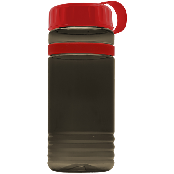 Grip Stripe Tritan™ Bottle, 20oz. - Tethered Lid