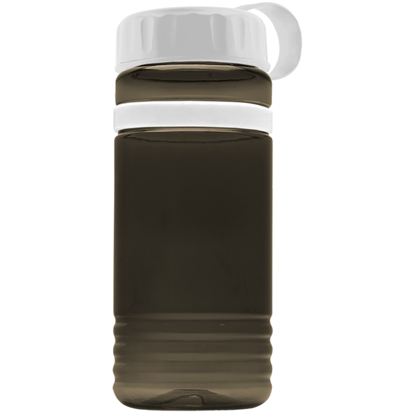 Grip Stripe Tritan™ Bottle, 20oz. - Tethered Lid