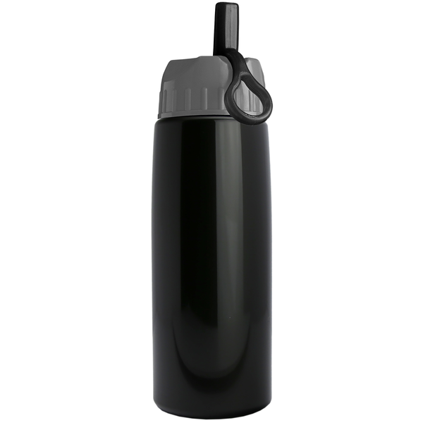 Metallic Tritan™ Flair Bottle, 26oz. - Ring Straw Lid