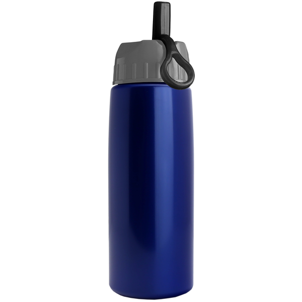 Metallic Tritan™ Flair Bottle, 26oz. - Ring Straw Lid