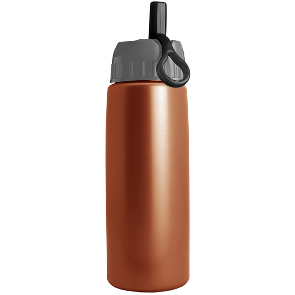 Metallic Tritan™ Flair Bottle, 26oz. - Ring Straw Lid
