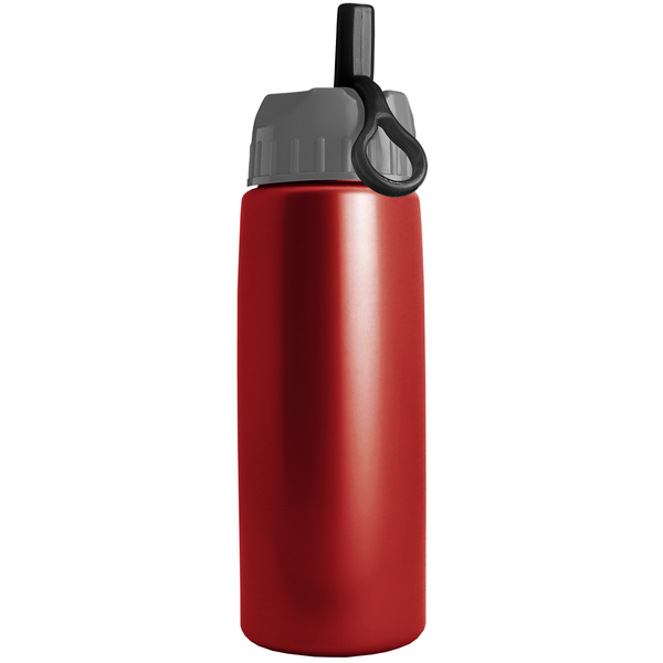 Metallic Tritan™ Flair Bottle, 26oz. - Ring Straw Lid
