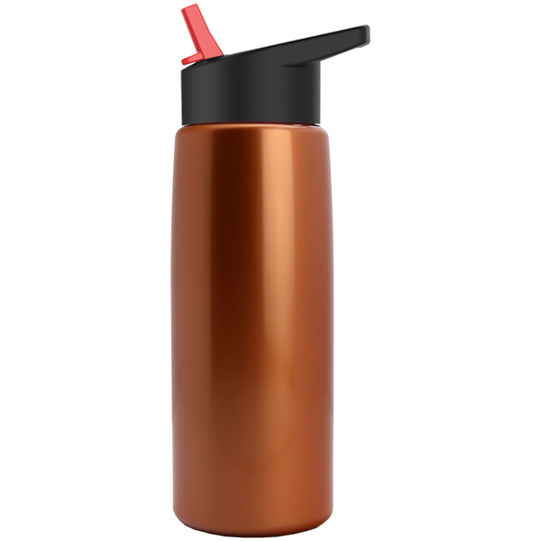 Metallic Tritan™ Flair Bottle, 26oz. - Flip Straw Lid