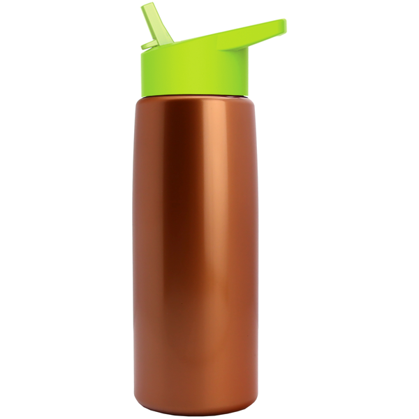 Metallic Tritan™ Flair Bottle, 26oz. - Flip Straw Lid