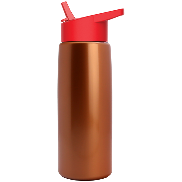 Metallic Tritan™ Flair Bottle, 26oz. - Flip Straw Lid