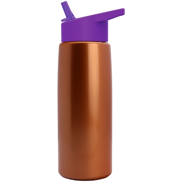 Metallic Tritan™ Flair Bottle, 26oz. - Flip Straw Lid