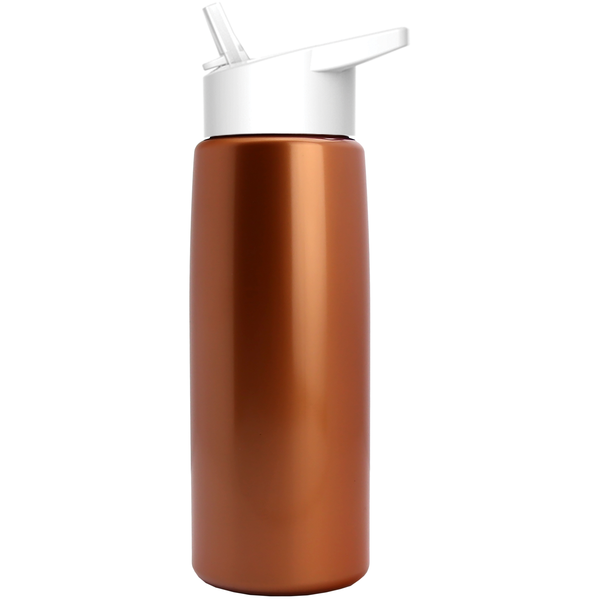 Metallic Tritan™ Flair Bottle, 26oz. - Flip Straw Lid