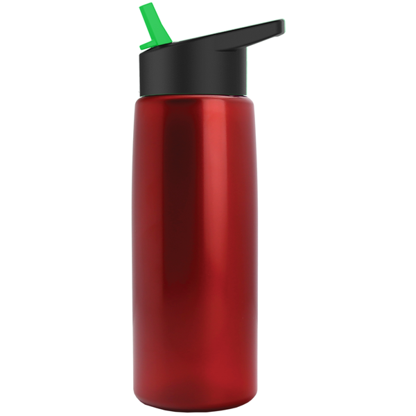 Metallic Tritan™ Flair Bottle, 26oz. - Flip Straw Lid