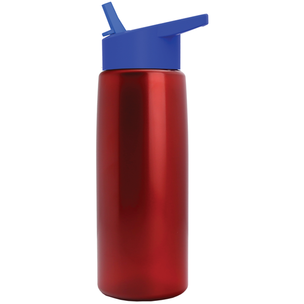 Metallic Tritan™ Flair Bottle, 26oz. - Flip Straw Lid