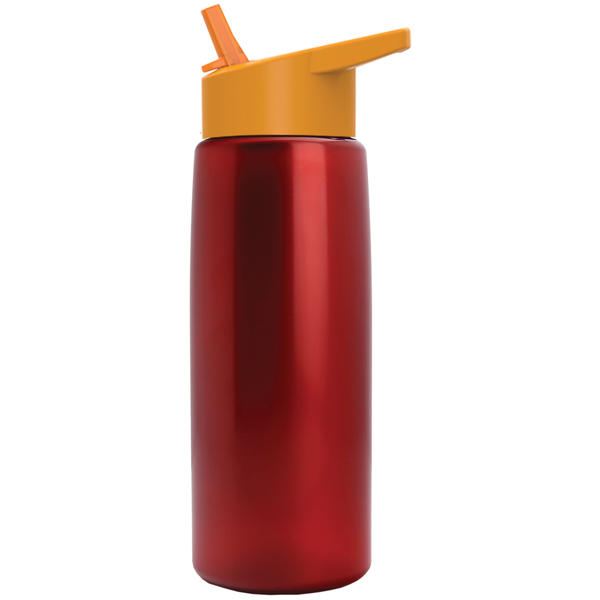 Metallic Tritan™ Flair Bottle, 26oz. - Flip Straw Lid