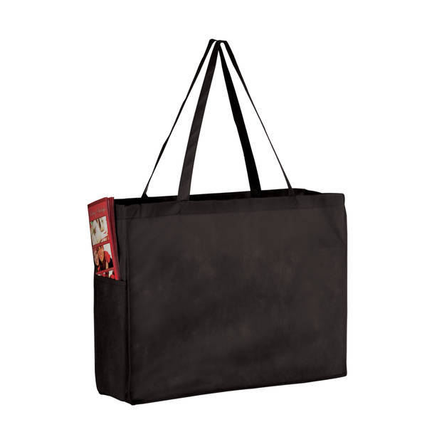 Everyday Non-Woven Tote with Side Pockets